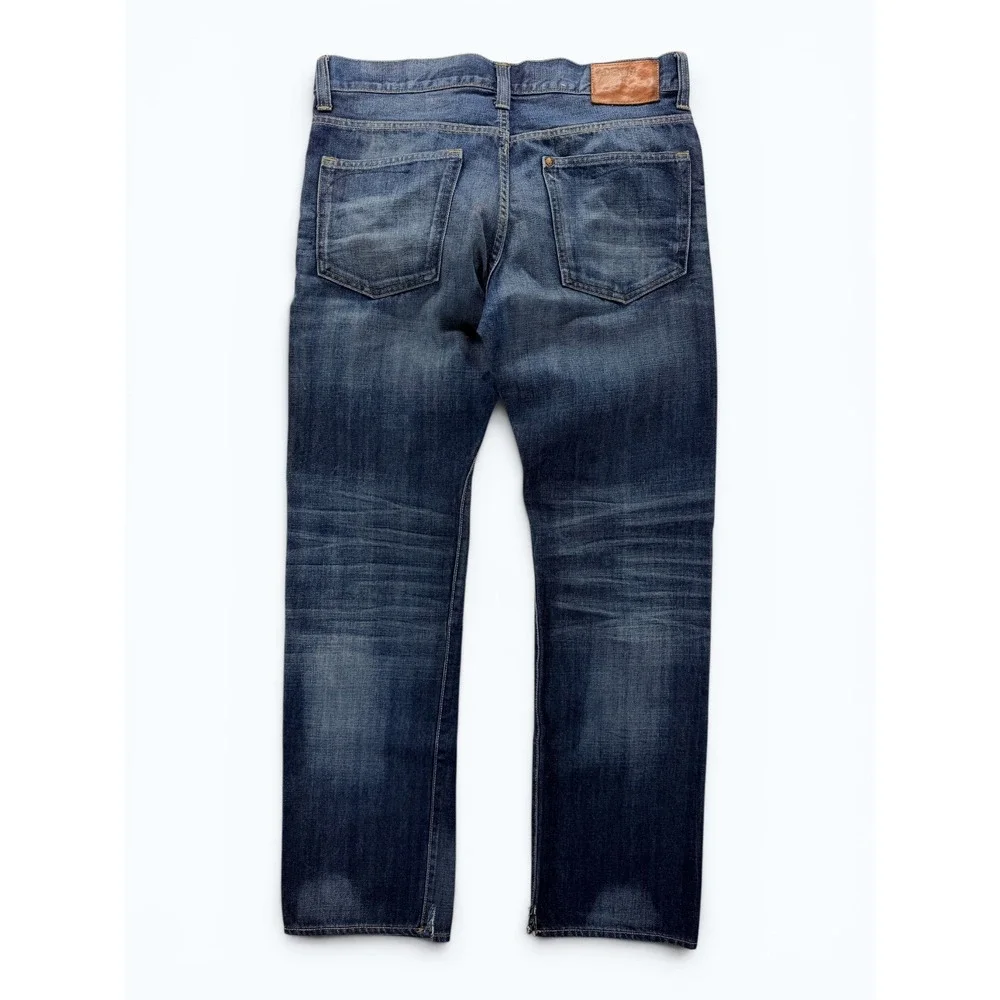 &Denim Men's Straight Leg Jeans 32x32 Button Fly Regular Waist
